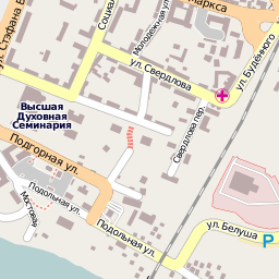 Карта города Гродно - квадрат 10571  18553 