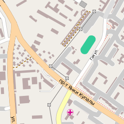 Карта города Гродно - квадрат 10573  18553 