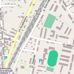 Карта города Гродно - квадрат 10570  18554 