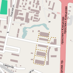 Карта города Гродно - квадрат 10572  18555 