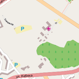 Карта города Гродно - квадрат 10575  18555 